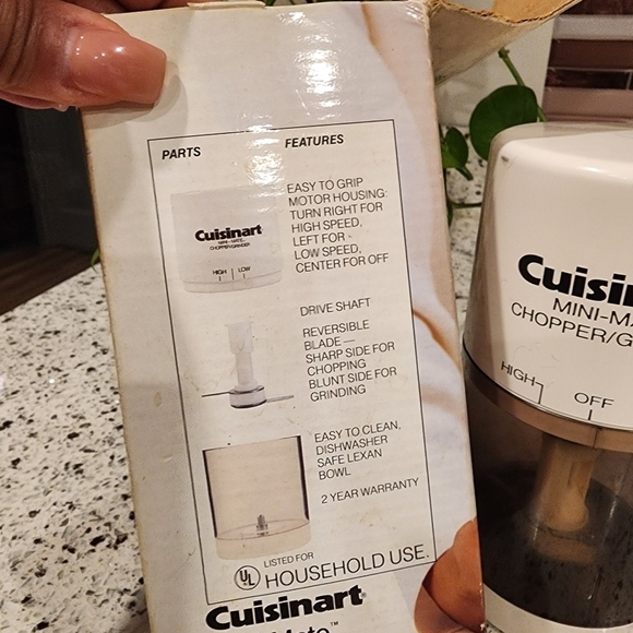 CUISINART Mini-mate Plus Mm2 Fiod Cropper - Picture 3 of 9